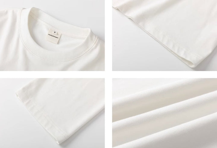 Clean fit white T -shirt N2732 - NNine