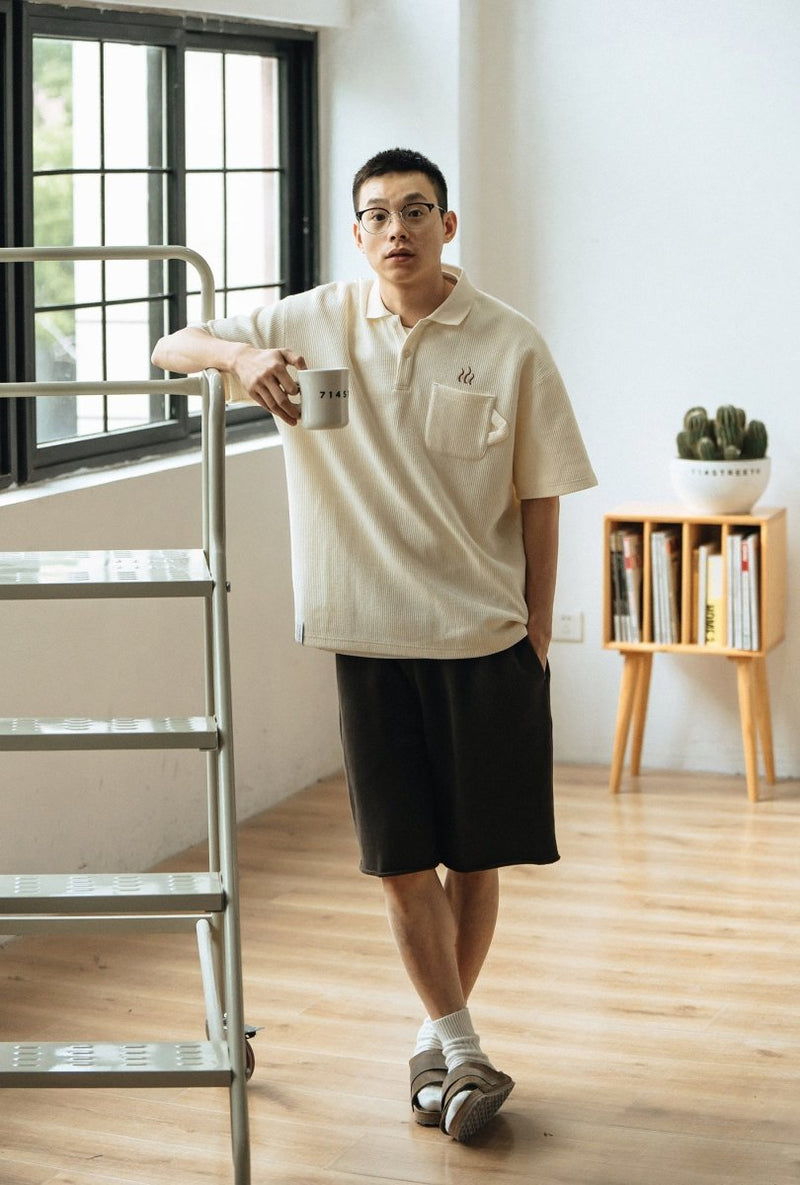 Coffee pocket polo shirt N2013 - NNine