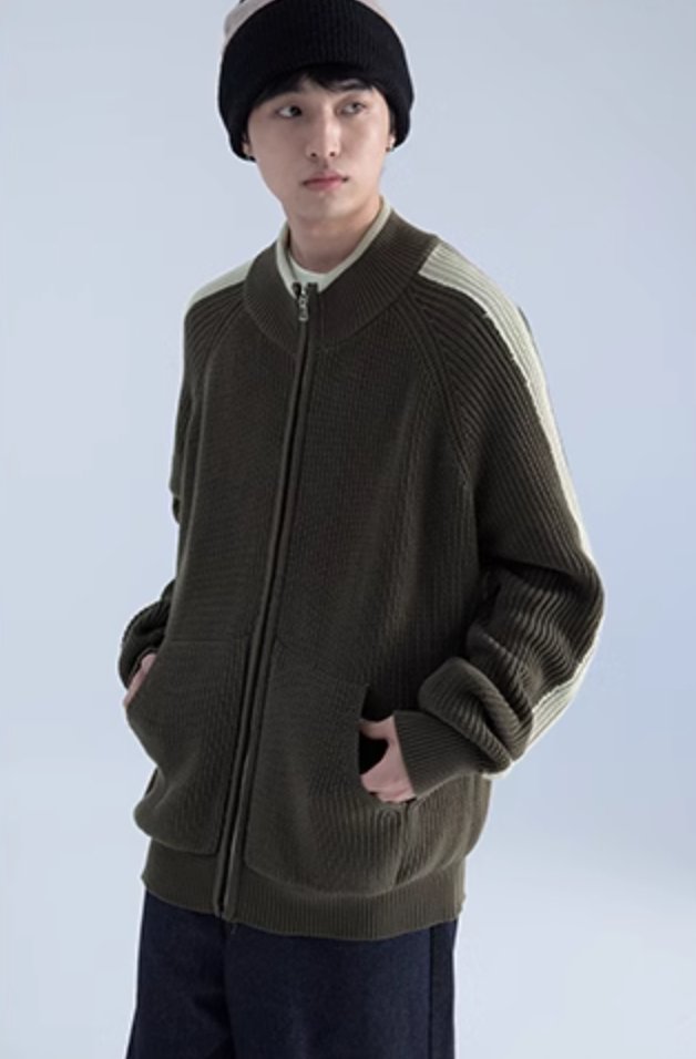 Color block knit jacket N41 - NNine