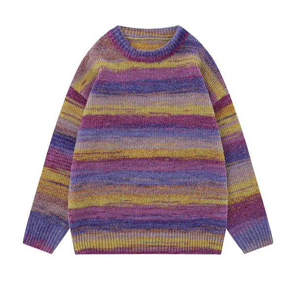Color border knit sweater N2988 - NNine