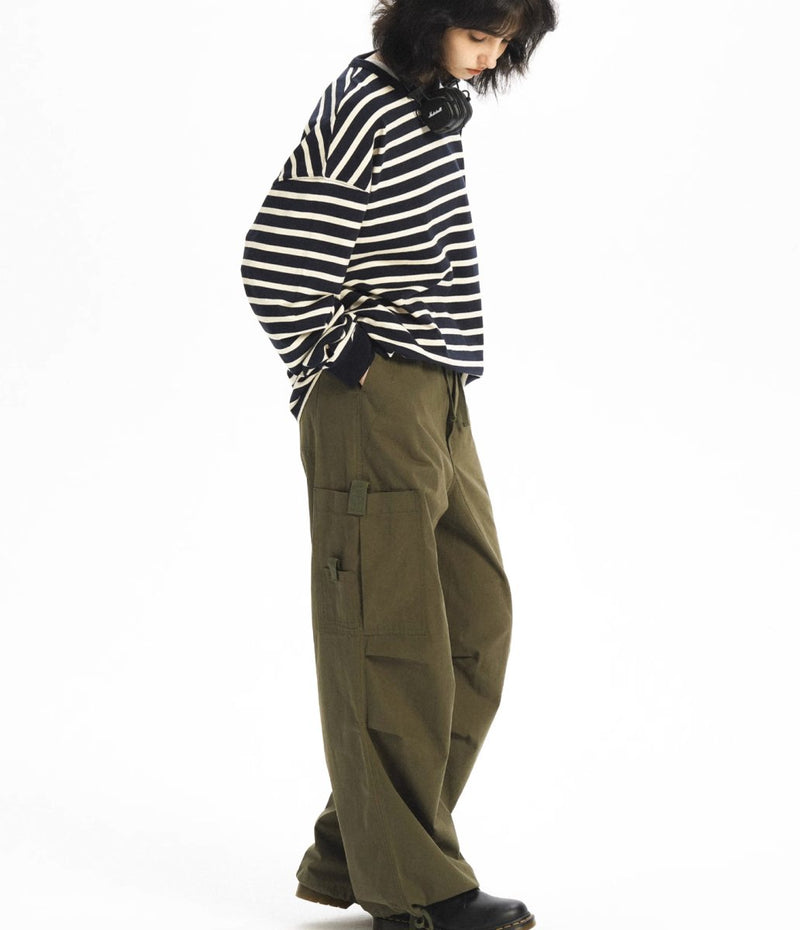 Contrast border T -shirt N2358 - NNine
