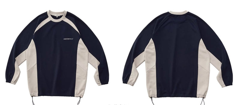 Contrast color sweatshirt N3048 - NNine
