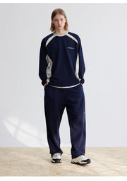 Contrast color sweatshirt N3048 - NNine