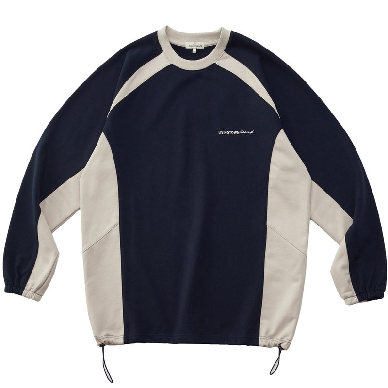 Contrast color sweatshirt N3048 - NNine