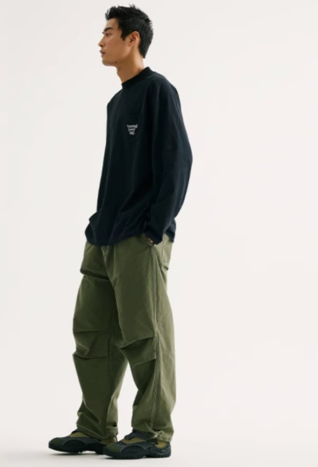 Contrast Stitch Outdoor Pants N158 - NNine
