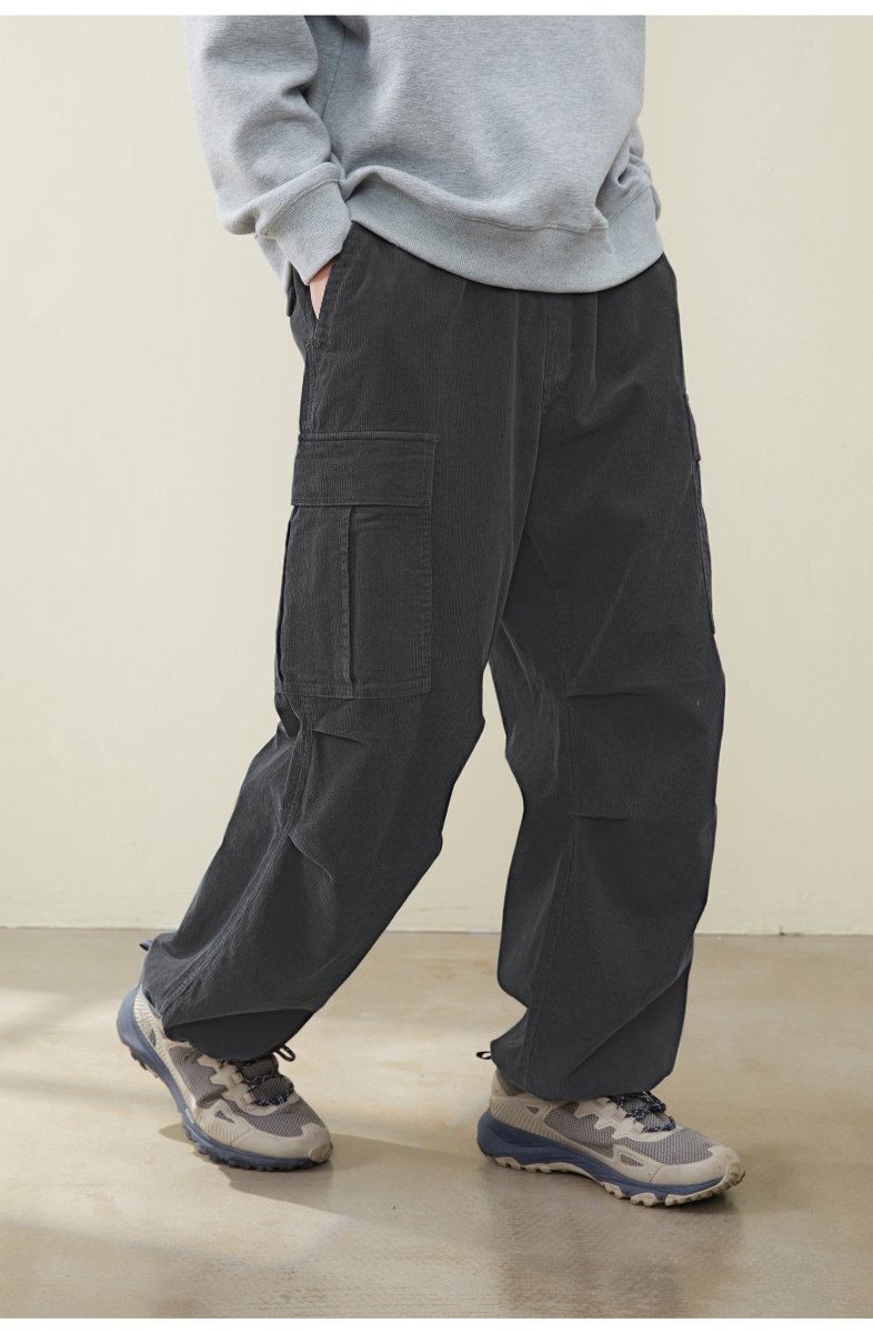 Corduroy cargo pants N2534 - NNine