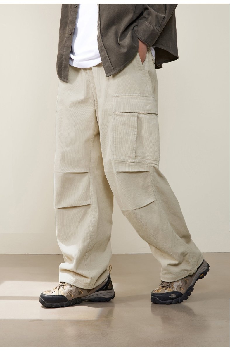 Corduroy cargo pants N2534 - NNine