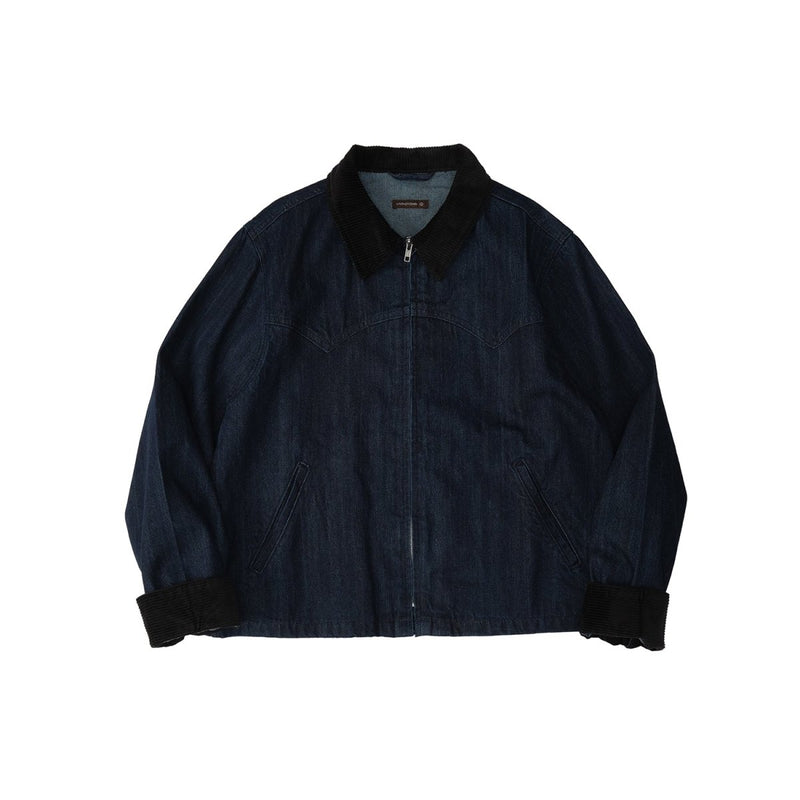 Corduroy Collar Denim Jacket N69 - NNine