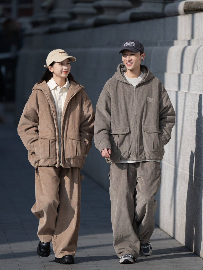 Corduroy fabric setup pants/tops N2835 - NNine