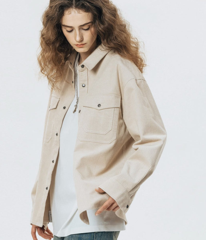 Corduroy shirt jacket N2436 - NNine