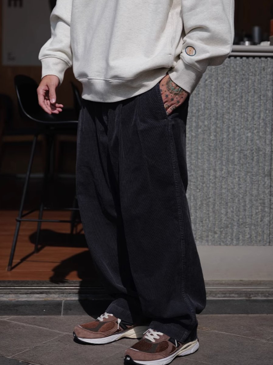 Corduroy Strate Pants N2768 - NNine