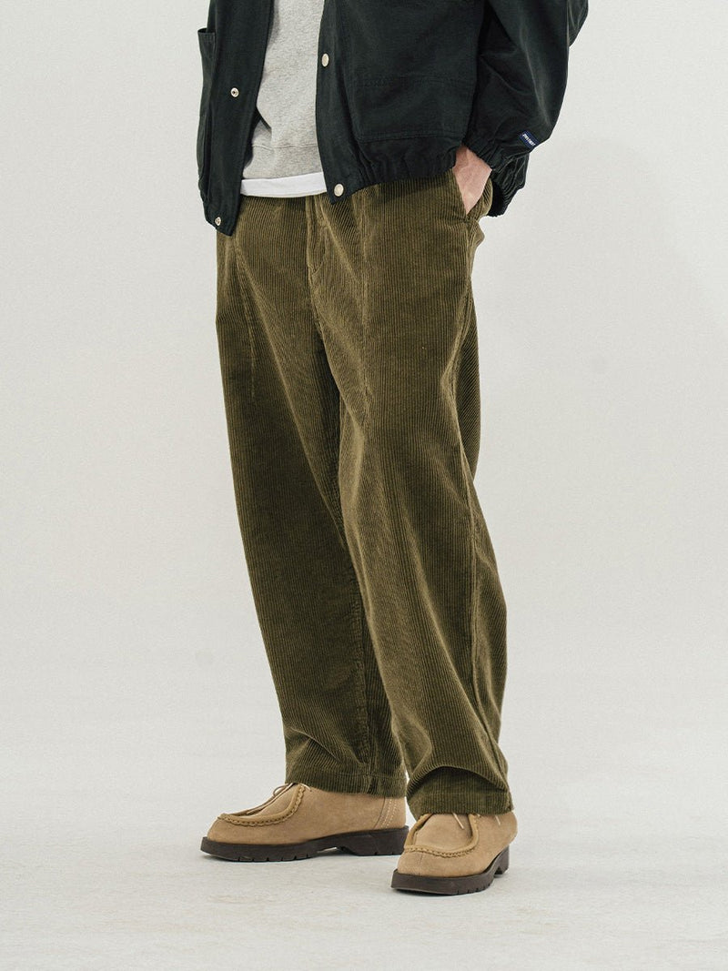 Corduroy tack straight pants N887 - NNine