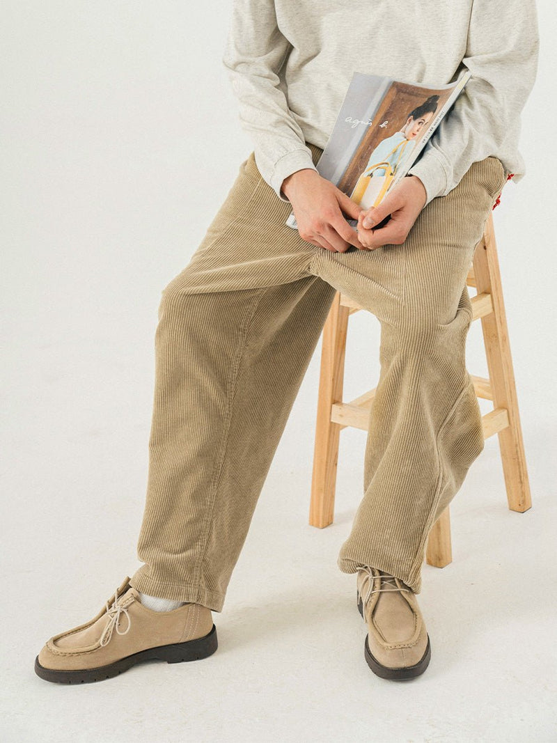 Corduroy tack straight pants N887 - NNine