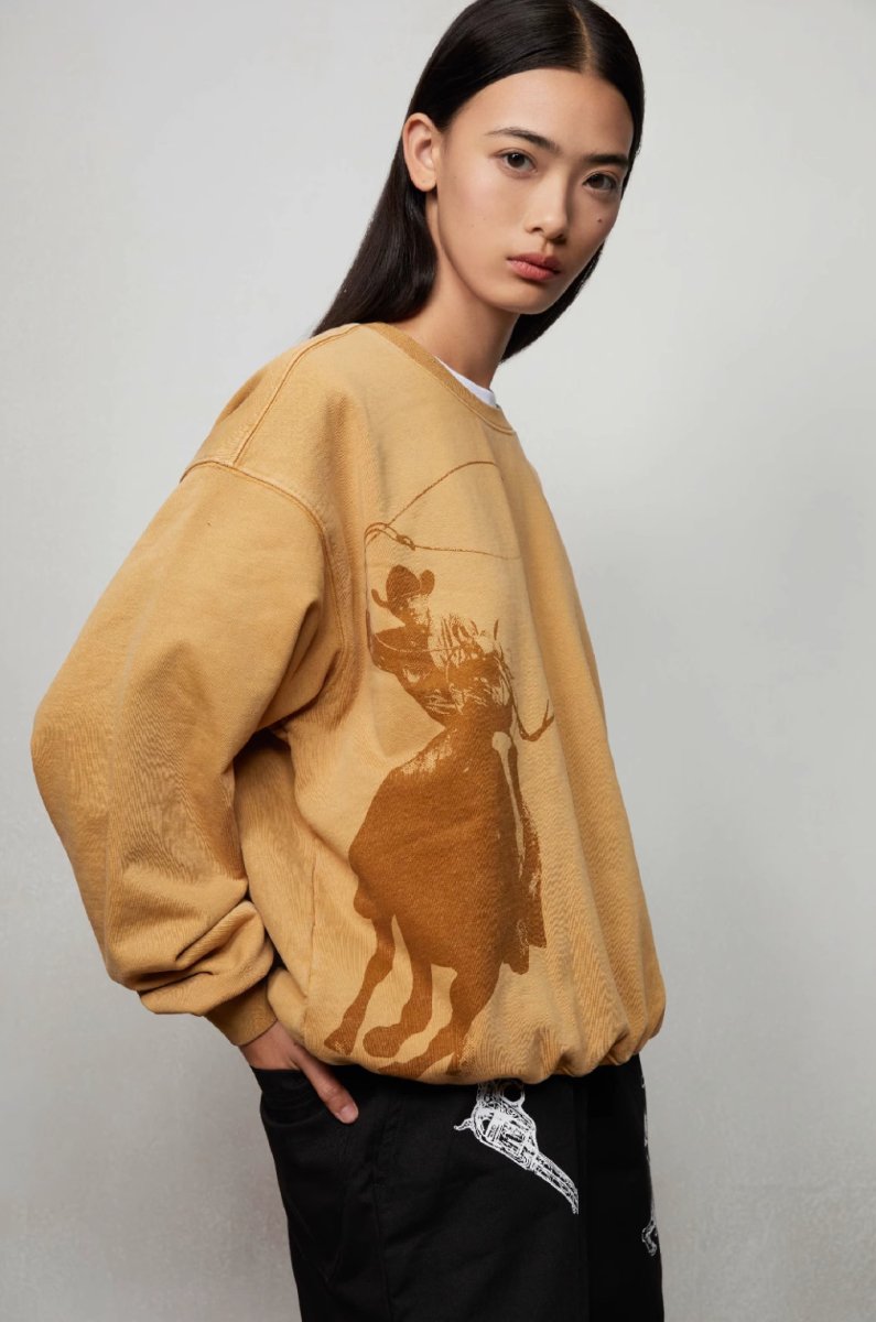 Cowboy print sweatshirt N3251 - NNine
