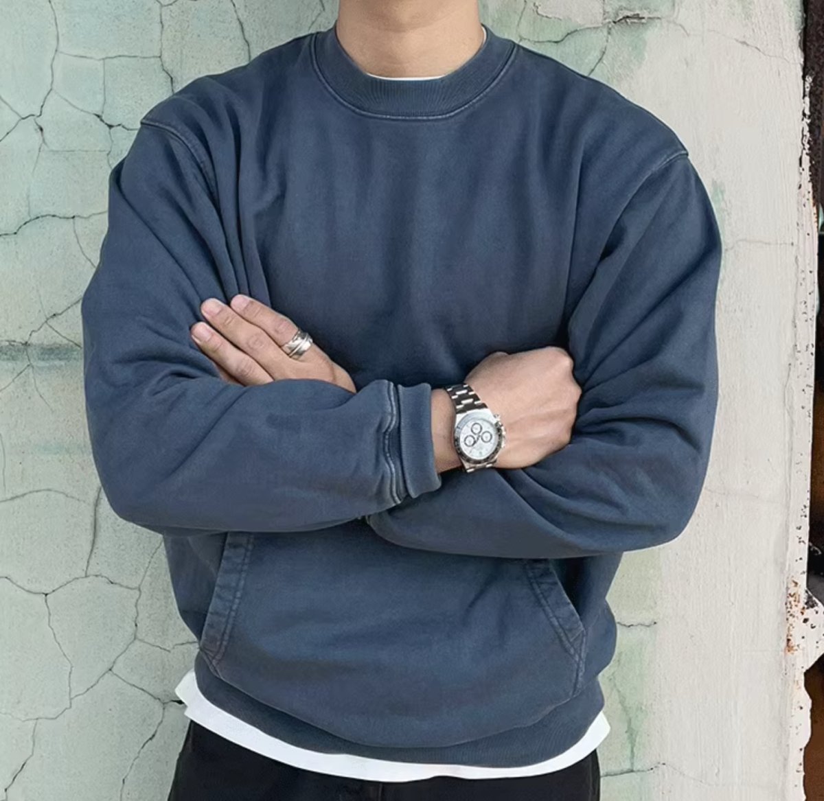 Damage processing sweatshirt N3095 - NNine