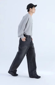 Dark gray denim pants N45 - NNine