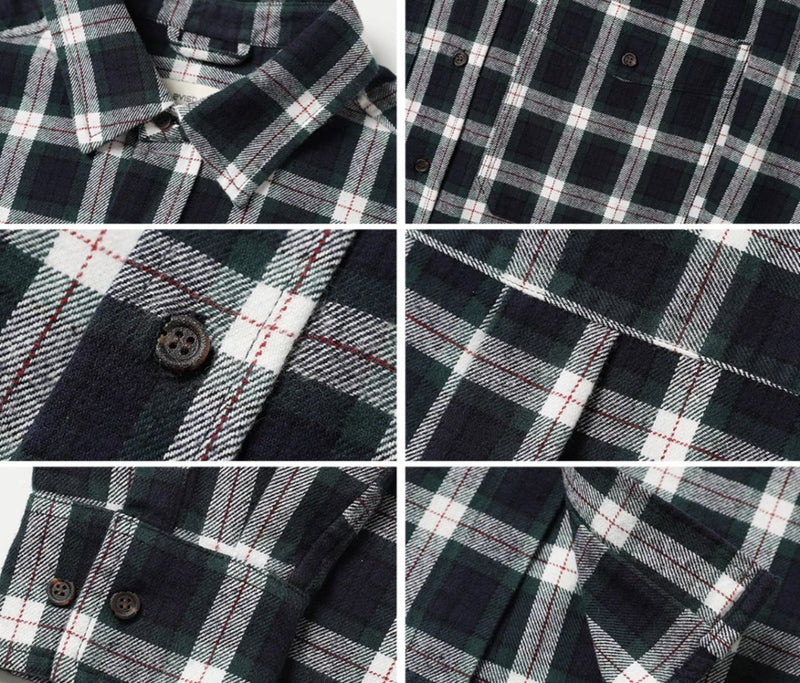 Dark green check shirt N2404 - NNine