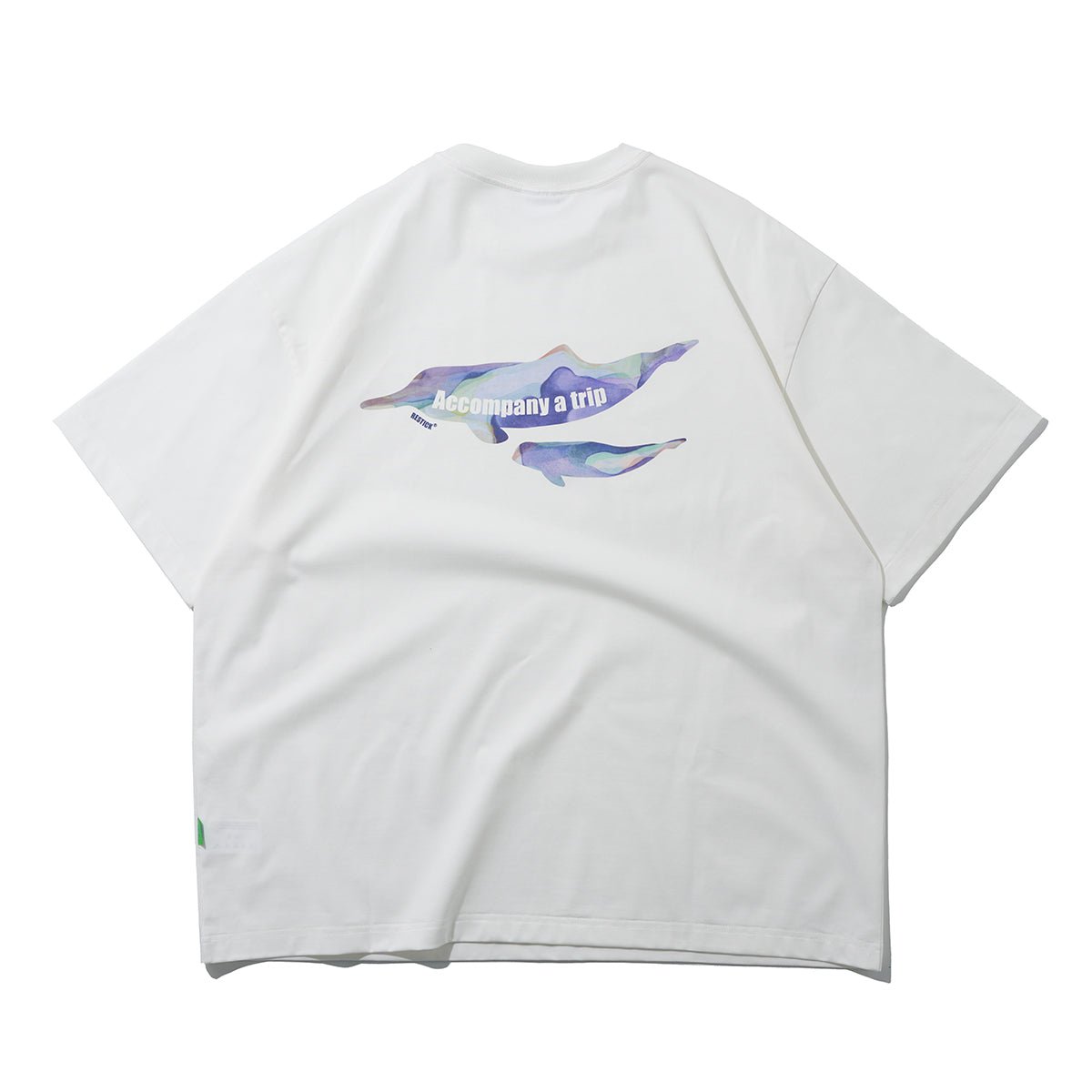 【撥水機能・速乾】Dolphinback print Tee N2315 - NNine