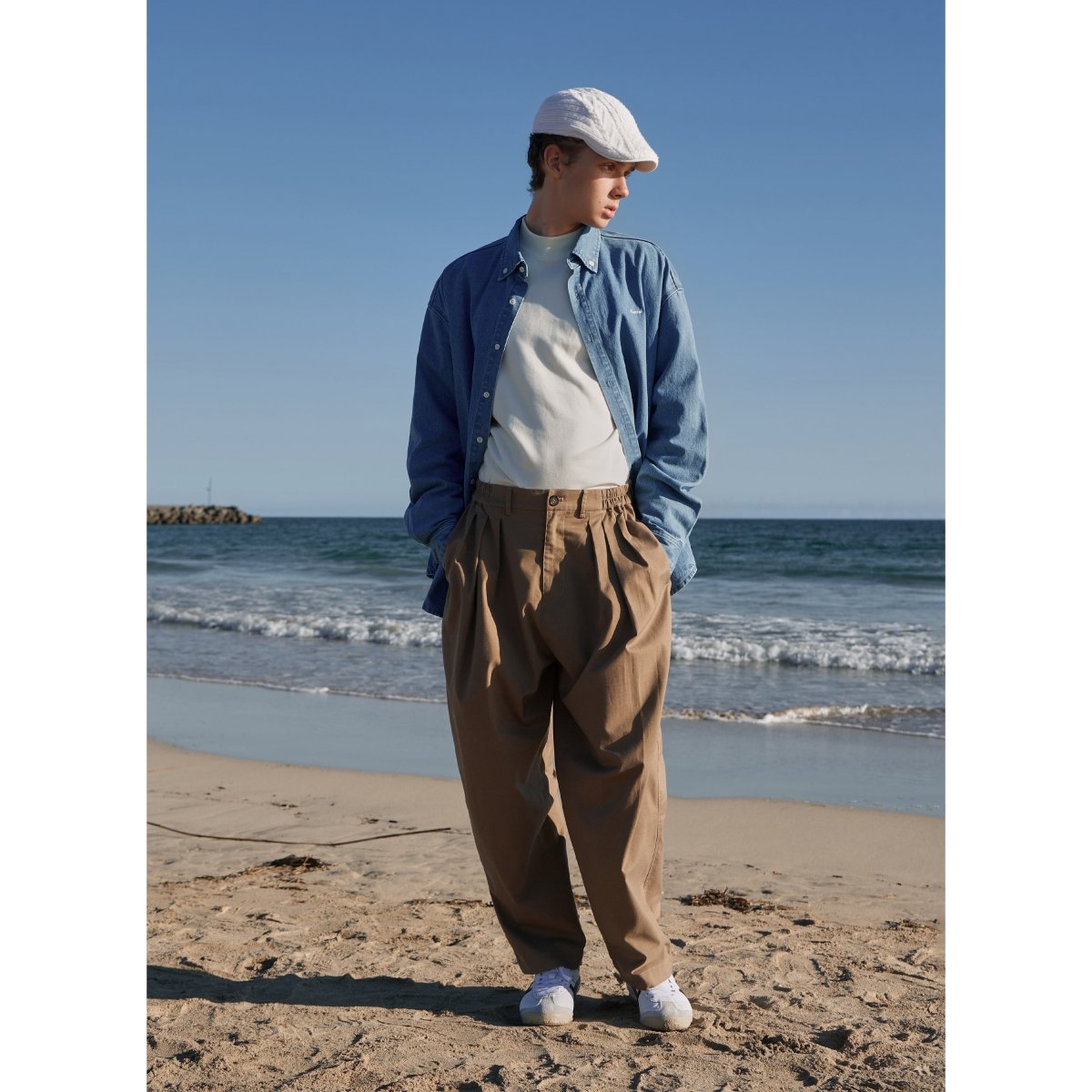 Double pleated drape pants N2782 - NNine