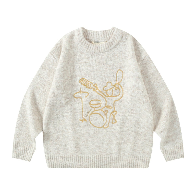 Drama print sweater N3106 - NNine