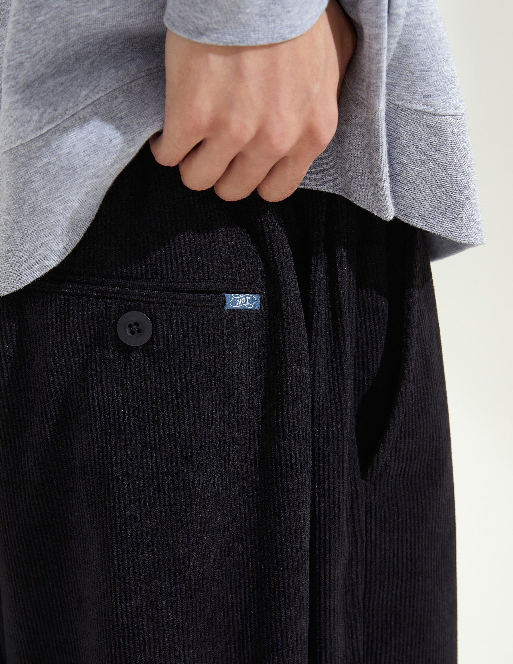 Drawstring corduroy pants N1014 - NNine