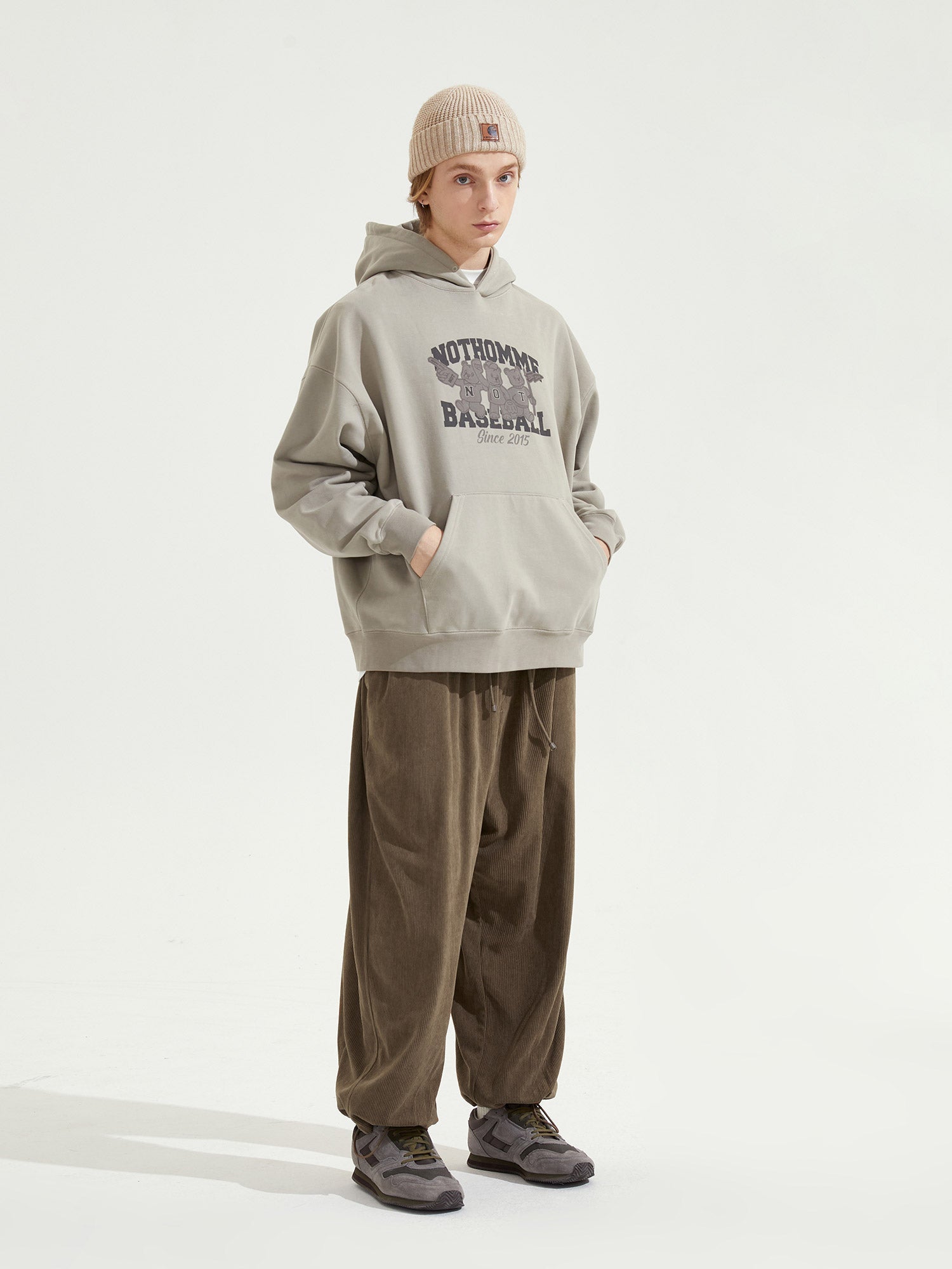 Drawstring corduroy pants N1014 - NNine