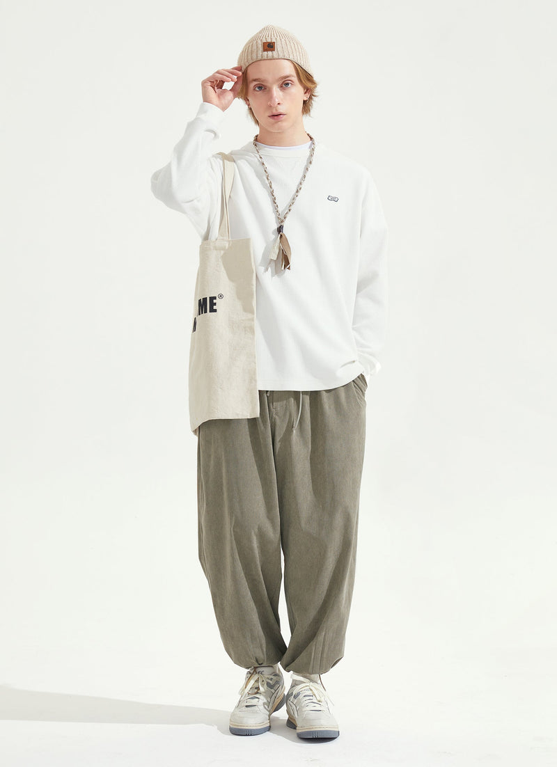 Drawstring corduroy pants N1014 - NNine