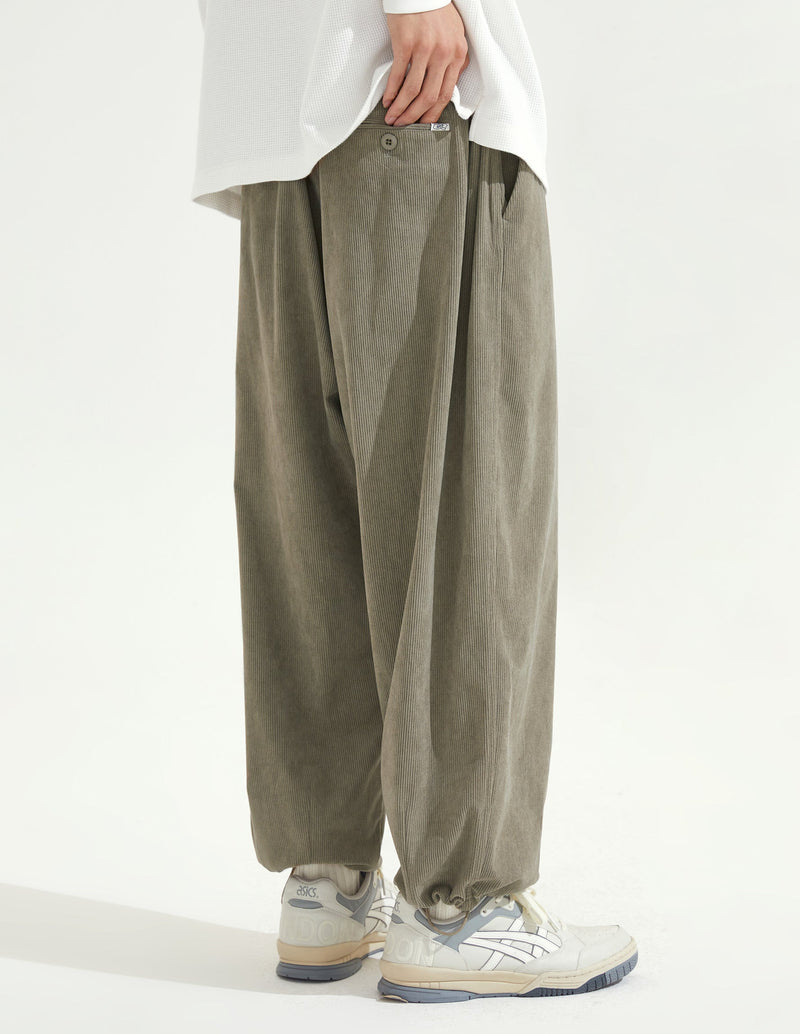 Drawstring corduroy pants N1014 - NNine