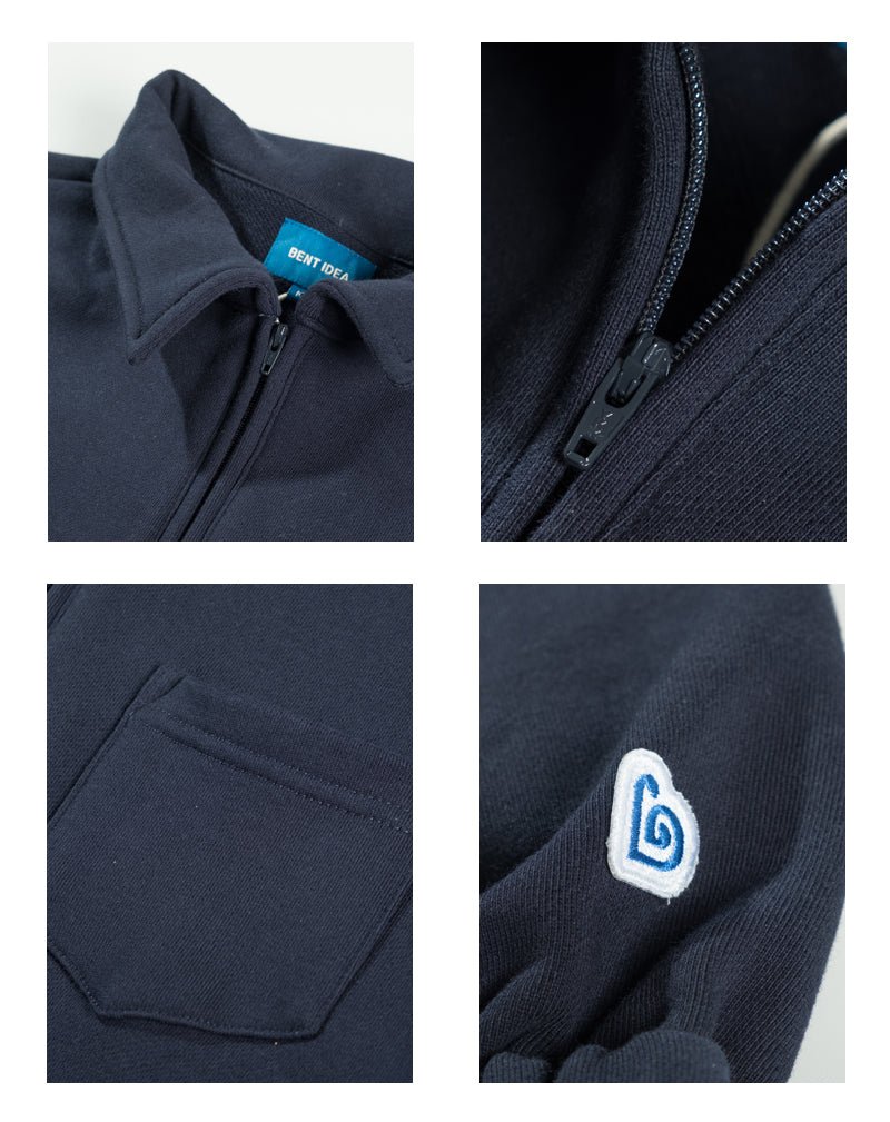Drawstring half zip N909 - NNine