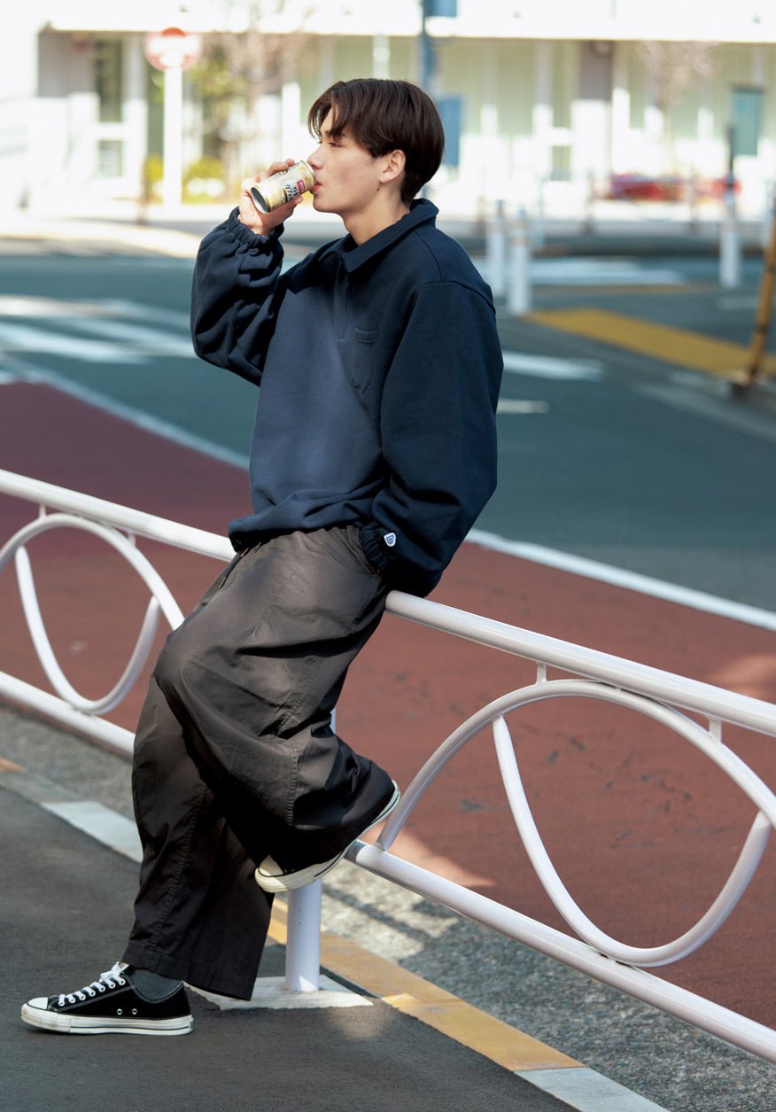 Drawstring half zip N909 - NNine
