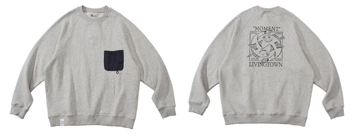 Fishback print sweatshirt N2710 - NNine