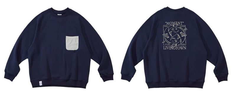 Fishback print sweatshirt N2710 - NNine