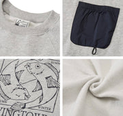 Fishback print sweatshirt N2710 - NNine