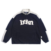 Fleece embroidery sweater WN274 - NNine