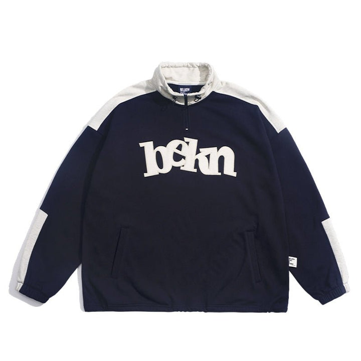 Fleece embroidery sweater WN274 - NNine