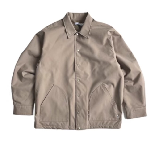 【表面撥水】Fleece Lining Coach jacket N3099 - NNine