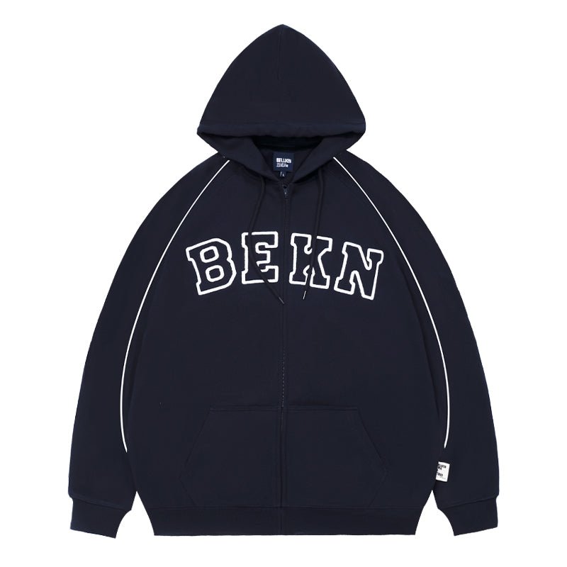 Full zip hoodie with logo N2552 - NNine