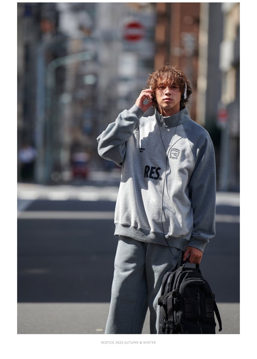 Half zip lagran sleeve sweatshirt N2580 - NNine