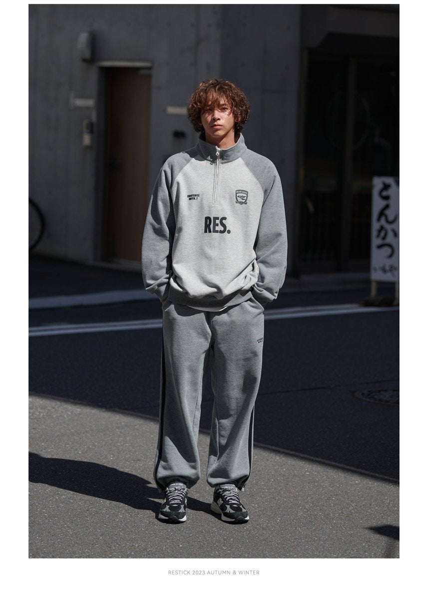 Half zip lagran sleeve sweatshirt N2580 - NNine