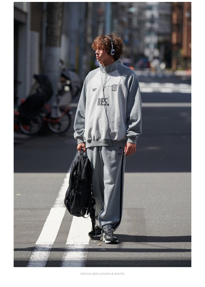 Half zip lagran sleeve sweatshirt N2580 - NNine