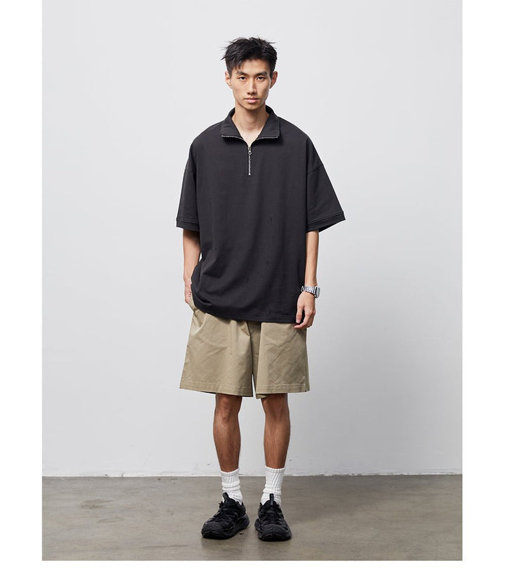 Half zip POLO　N183 - NNine
