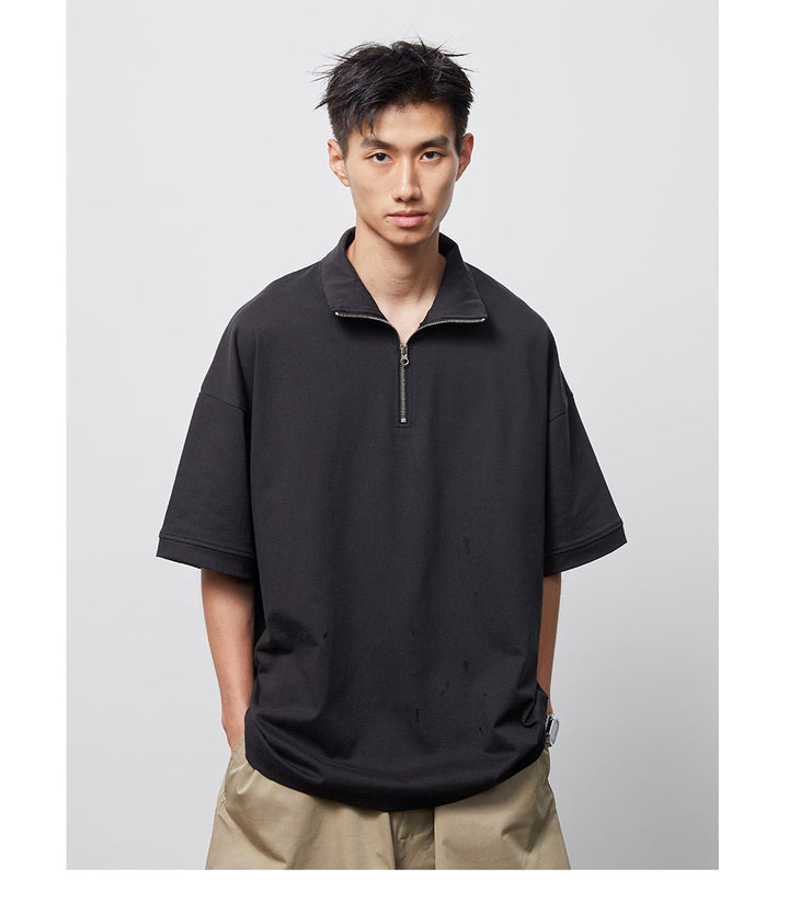 Half zip POLO　N183 - NNine