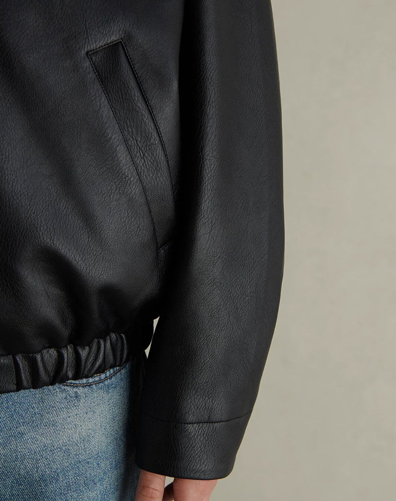 Harrington leather jacket N2402 - NNine