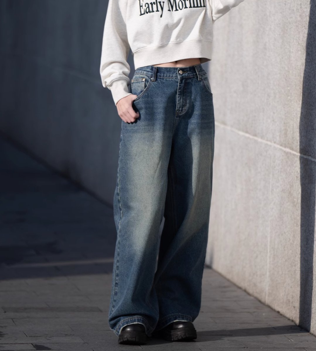 Heavy Wash Denim Pants N125 - NNine