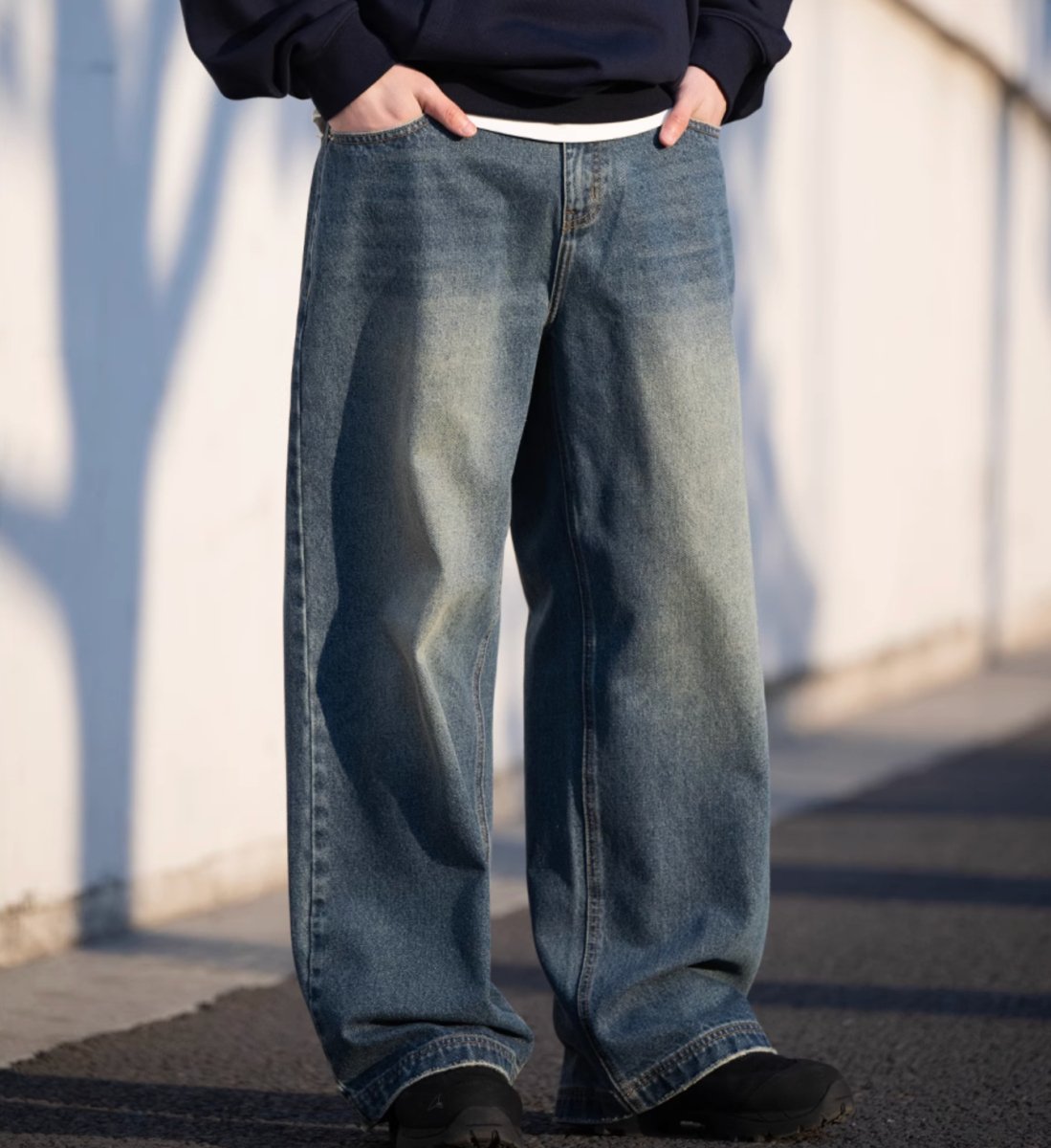 Heavy Wash Denim Pants N125 - NNine