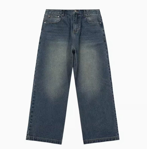 Heavy Wash Denim Pants   N125