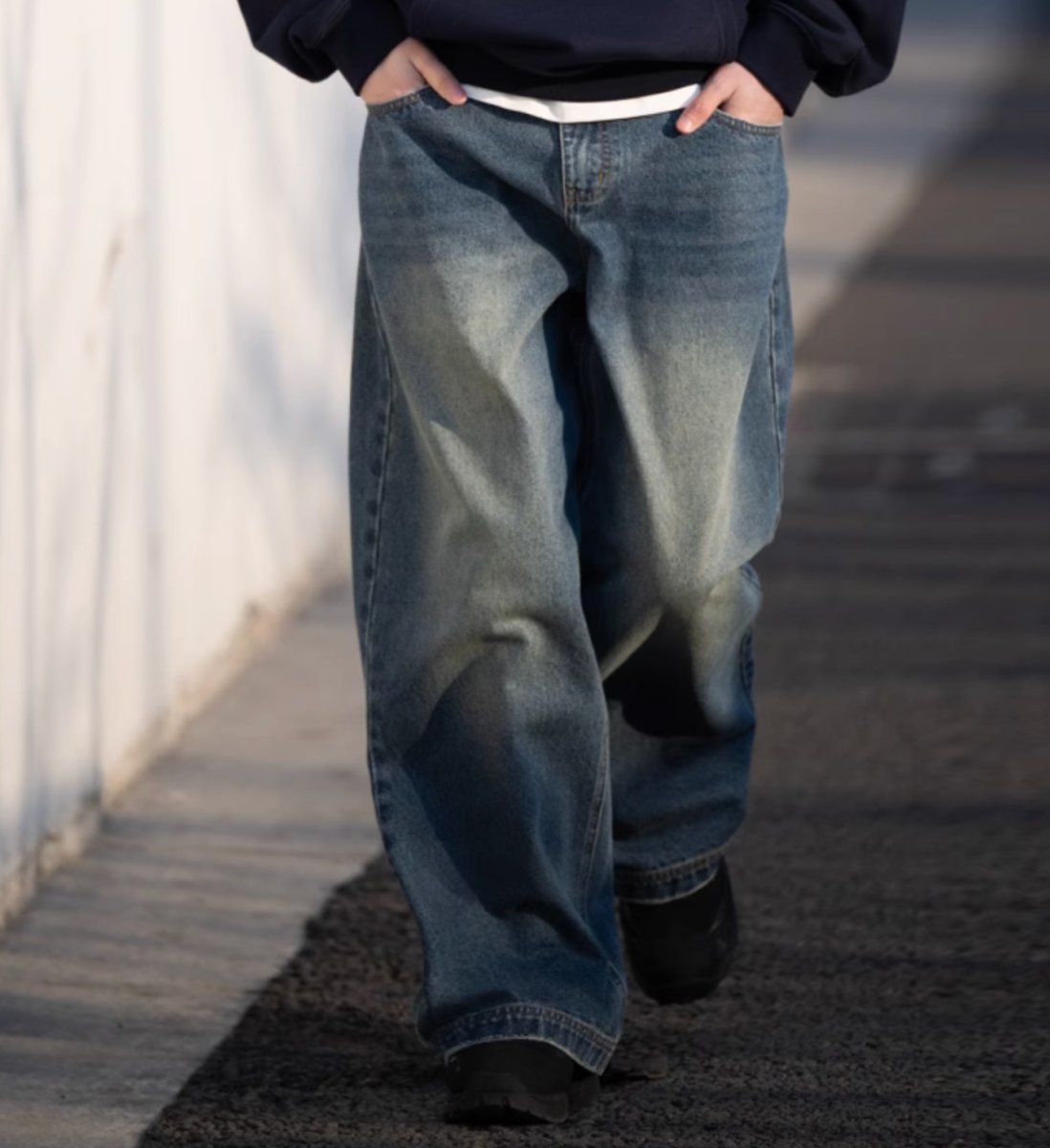 Heavy Wash Denim Pants N125 - NNine