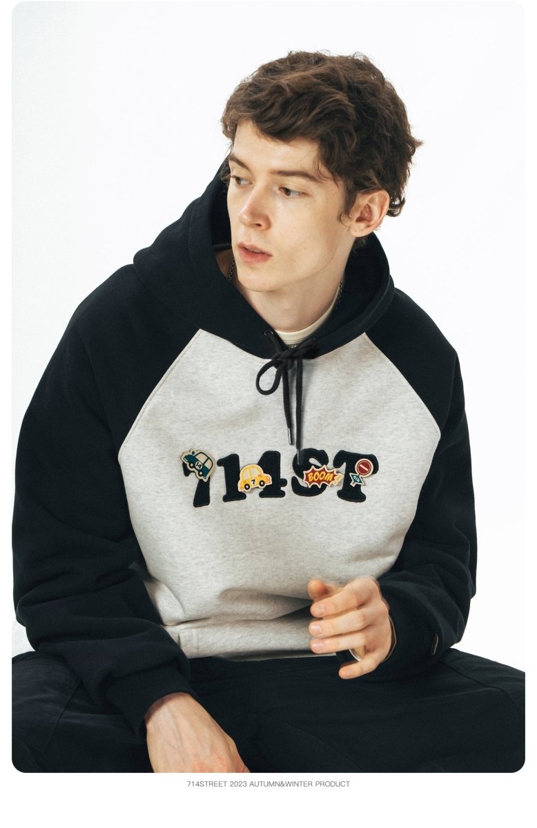 heavy weight Raglan hoodie N2556 - NNine