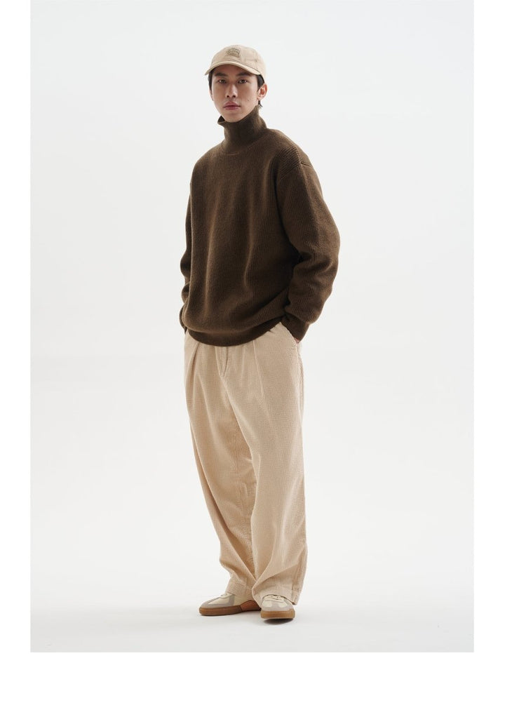 Heavyweight Turtle neck knit sweater N3031 - NNine