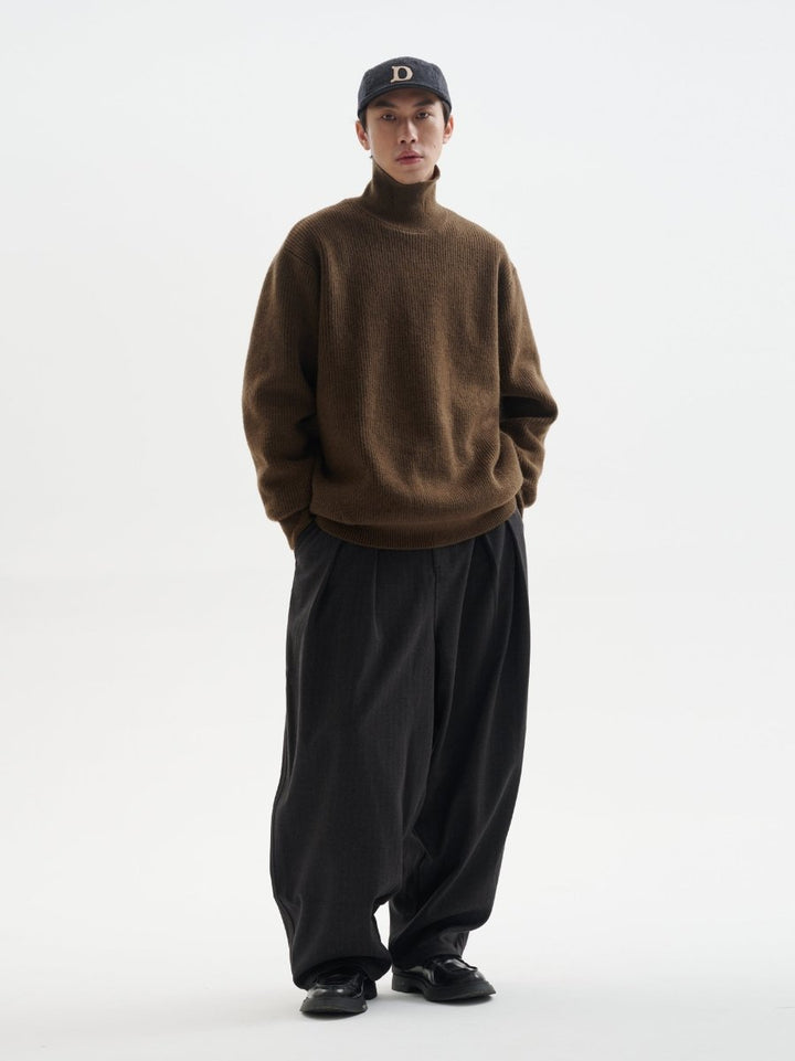Heavyweight Turtle neck knit sweater N3031 - NNine